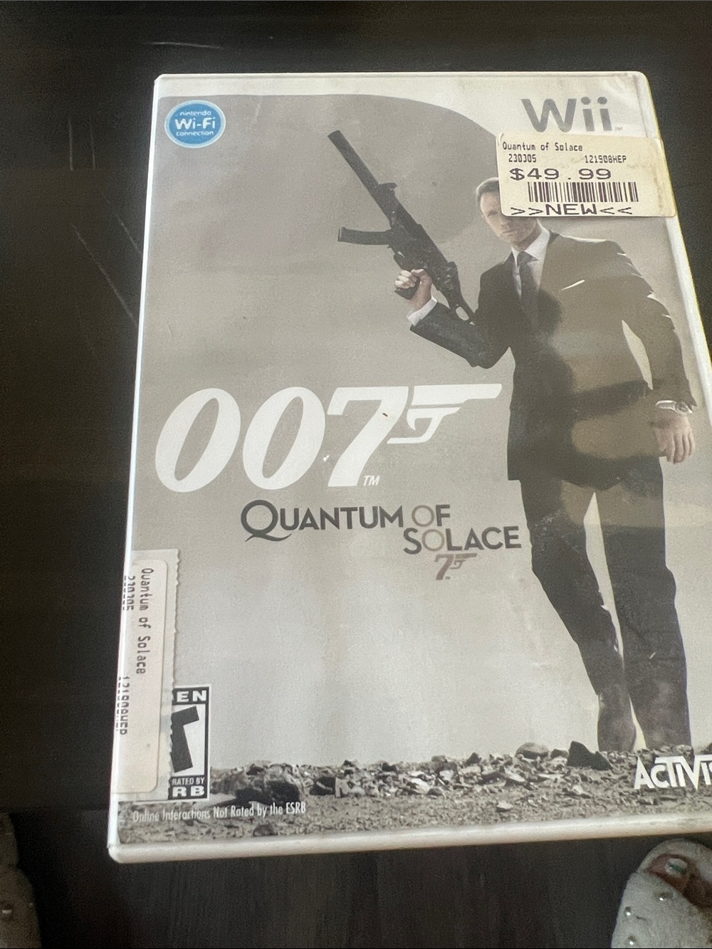 Nintendo Wii Quantum of Solace – Gray/Silver Cover